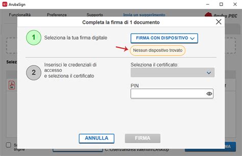 aruba richiesta smart card|aruba pec.